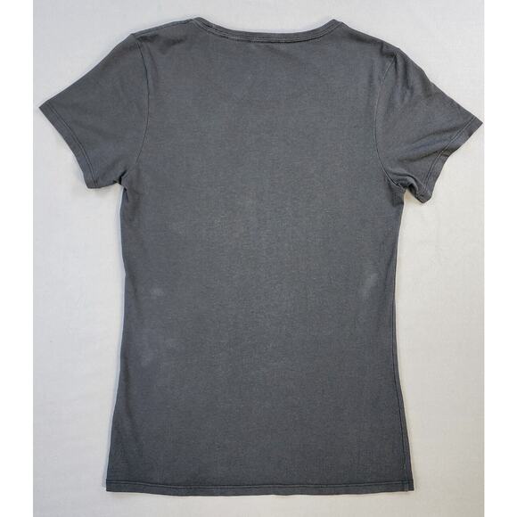 Southern Tide Shirt Womens Small Black Scoop Neck Short Sleeve Top Casual Tee - Picture 4 of 9